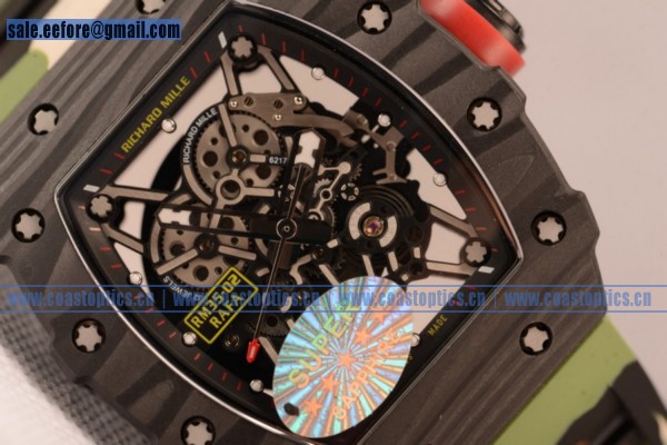 1:1 Clone Richard Mille RM35-02 Watch Carbon Fiber RM35-02(KV) - Click Image to Close